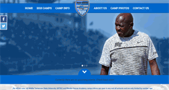 Desktop Screenshot of mtsusoccercamps.com